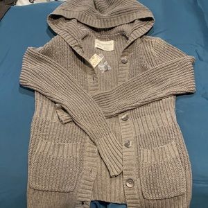 New w tags Aero Cardigan w hood